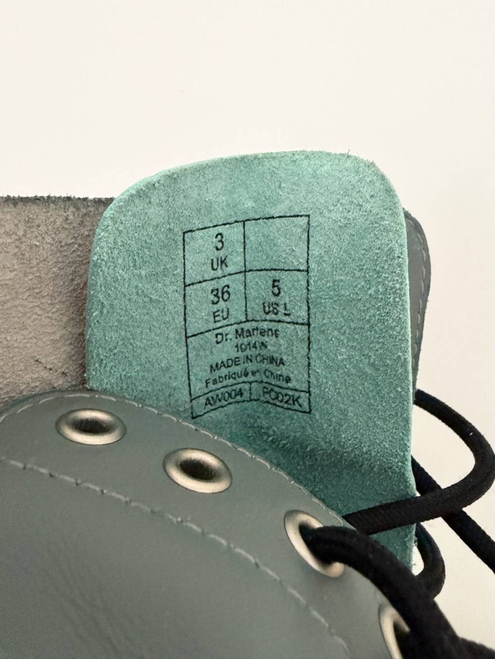 Dr. Martens ULTRA RARE Graphic Winter Scene Lace-Up Boots - Teal & White - Picture 12 of 12